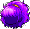 Swooshy Ponytail Hair, purple