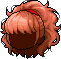 Swooshy Ponytail Hair, brown