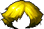 Black Stylish Burst Hair, blonde