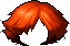 Black Stylish Burst Hair, brown