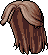 Black Tucked Tresses, brown