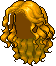 Curly Stream Hair, blonde