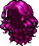Curly Stream Hair, purple