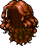 Curly Stream Hair, brown