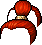 Black Tall Bun, red