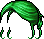 Black The Honeybun, green