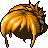 Black Tighty Bun, orange