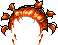 Black Crazy Medusa, orange