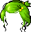Grace Hair, green