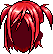 Short Twin Tails, red