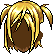 Short Twin Tails, blonde