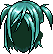 Short Twin Tails, green