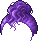 Vanilla Bun Hair, purple