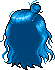 Spunky Do Hair, blue