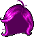 Black Vintage Flip, purple