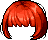 Novel Prim Evan Hair, red