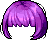 Novel Prim Evan Hair, purple
