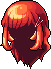 Black Starling Hair, red