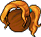 Black Wild Hunter Hair, orange
