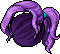 Black Wild Hunter Hair, purple