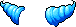 Twin Conch Hair, blue
