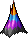 Colorful Pointed Mountain Hair
