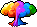Colorful Nuclear Hair, orange