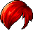 Lady Syl Hair, red