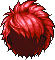 Black Lion Hair, red