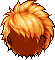 Black Lion Hair, orange