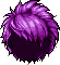 Black Lion Hair, purple