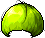 Black Long Bowl Cut, green
