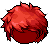 Novel Spunky Evan Hair, red