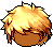 Novel Spunky Evan Hair, blonde