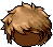 Novel Spunky Evan Hair, brown