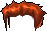 Black Gaga Hair, orange