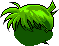Clash Hair, green