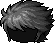 Black Battle Mage Hair