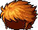 Black Battle Mage Hair, orange