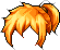 Black Beau Wild Hunter Hair, orange