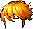 Black Windblown Wave Hair, blonde
