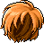 Layered Wave Cut, orange