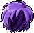Layered Wave Cut, purple