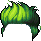 Super Tuft Hair, green