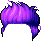 Super Tuft Hair, purple