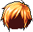 Overgrown Hair, orange