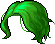 Hooligan Hair, green