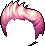 Mega Flip Hair, red
