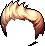 Mega Flip Hair, brown