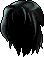 Pitch Black Demon Hair